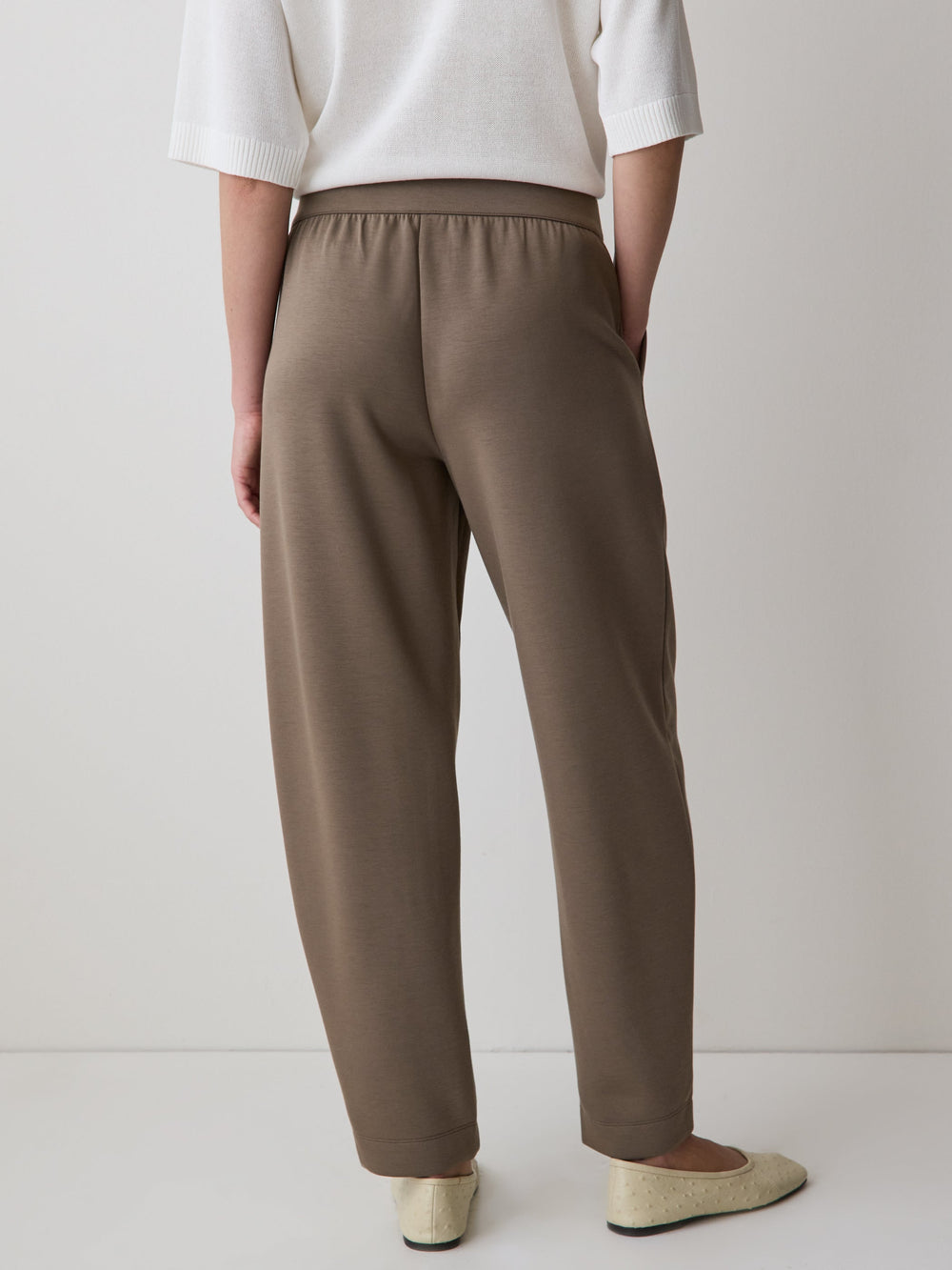 Barrel-Leg Lounge Pant rw&co On Sale