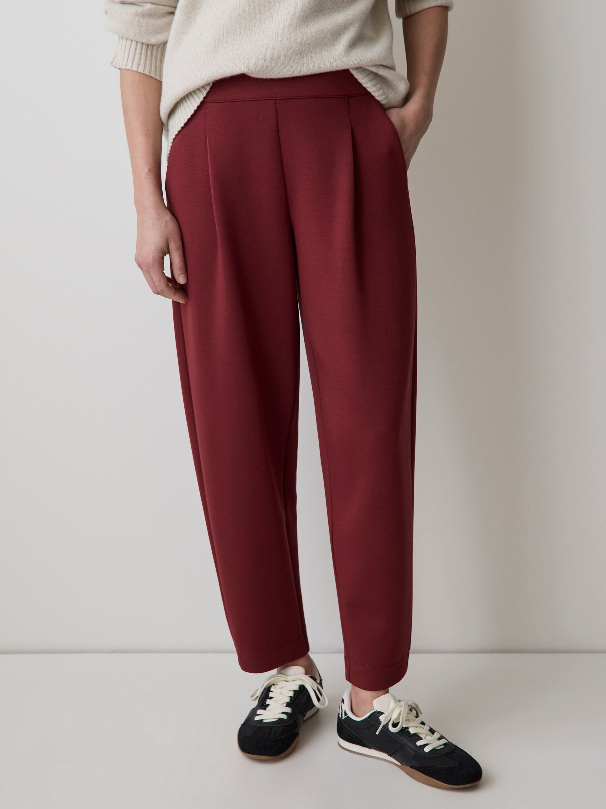 Barrel-Leg Lounge Pant rw&co On Sale