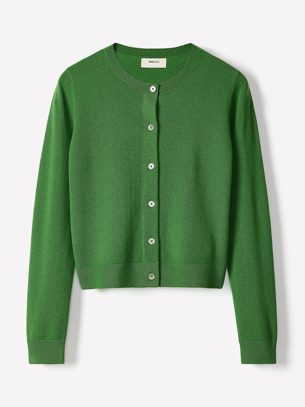 Merino Wool Button-Down Cardigan rw&co Special Offer