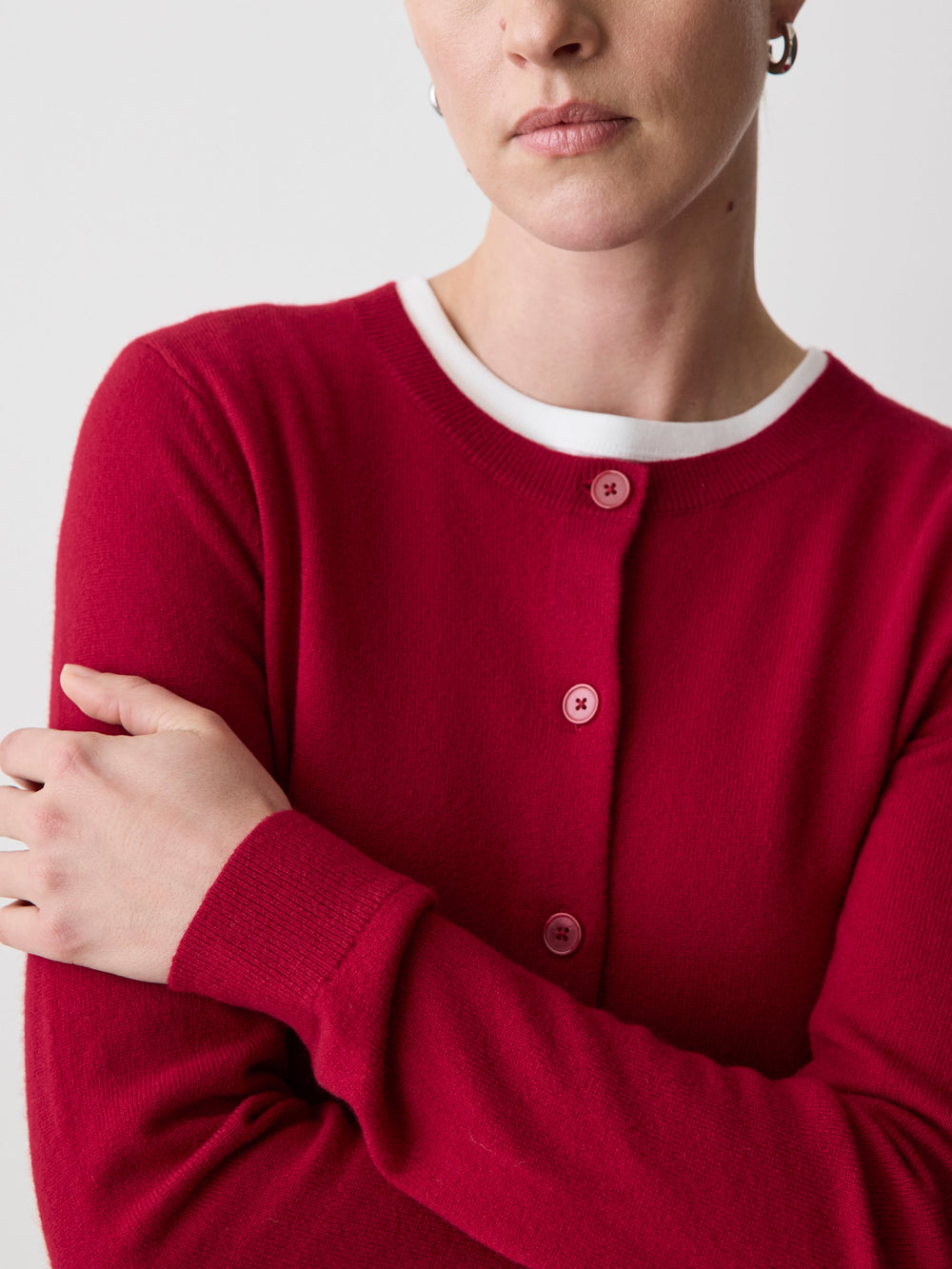 Merino Wool Button-Down Cardigan rw&co Special Offer