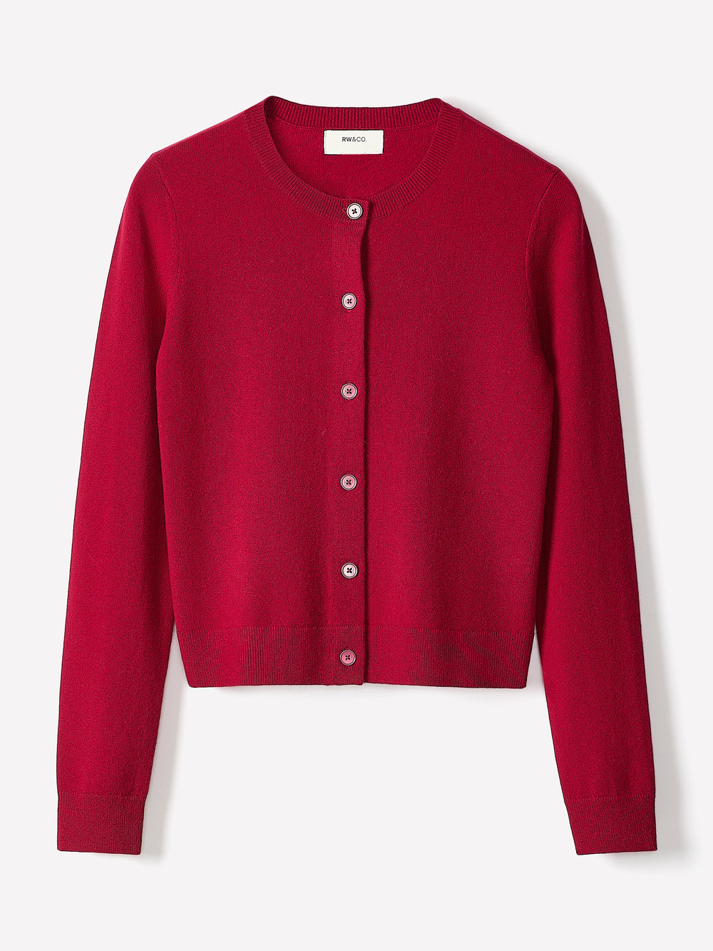 Merino Wool Button-Down Cardigan rw&co Special Offer
