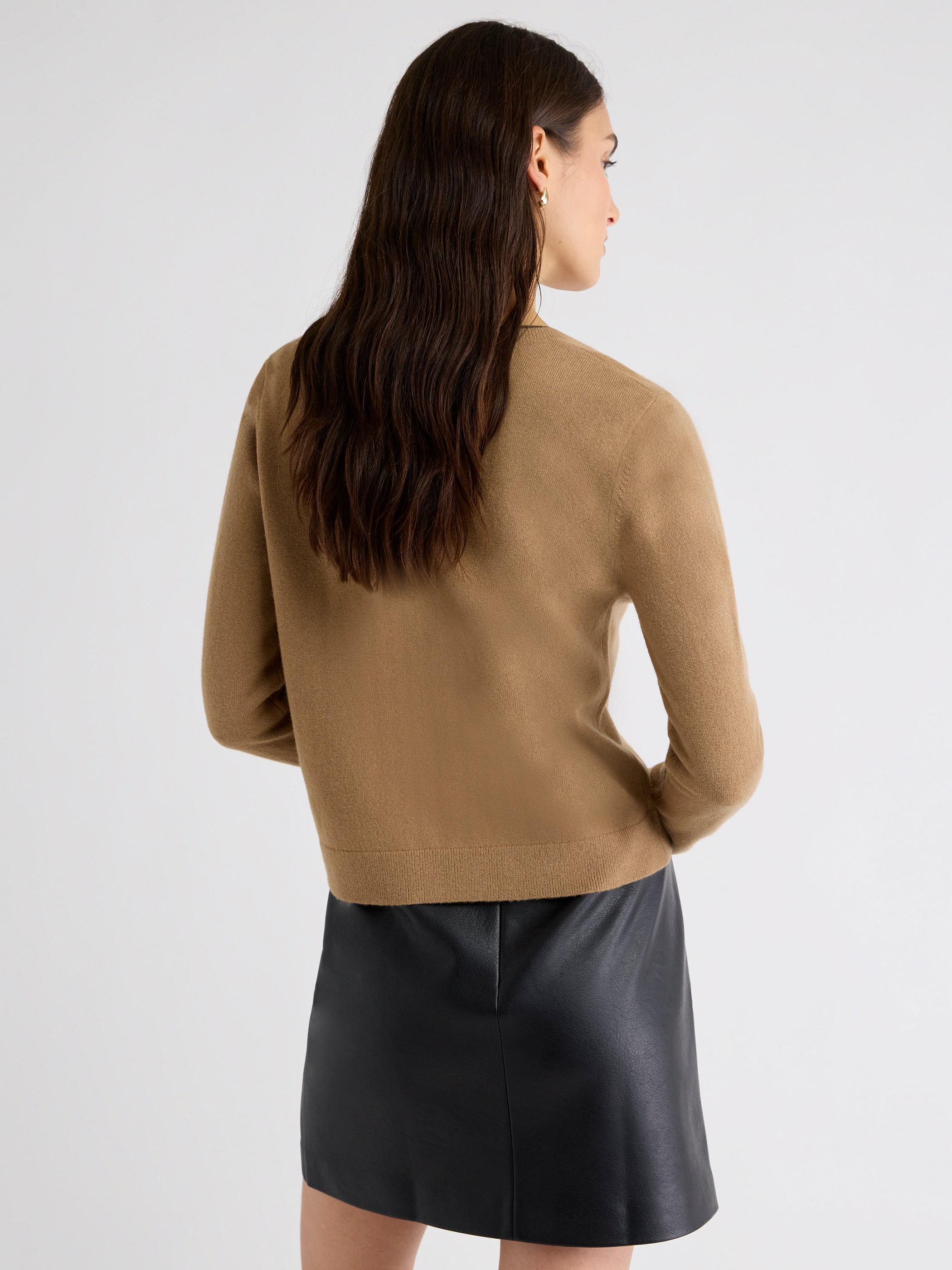 Merino Wool Button-Down Cardigan rw&co Special Offer