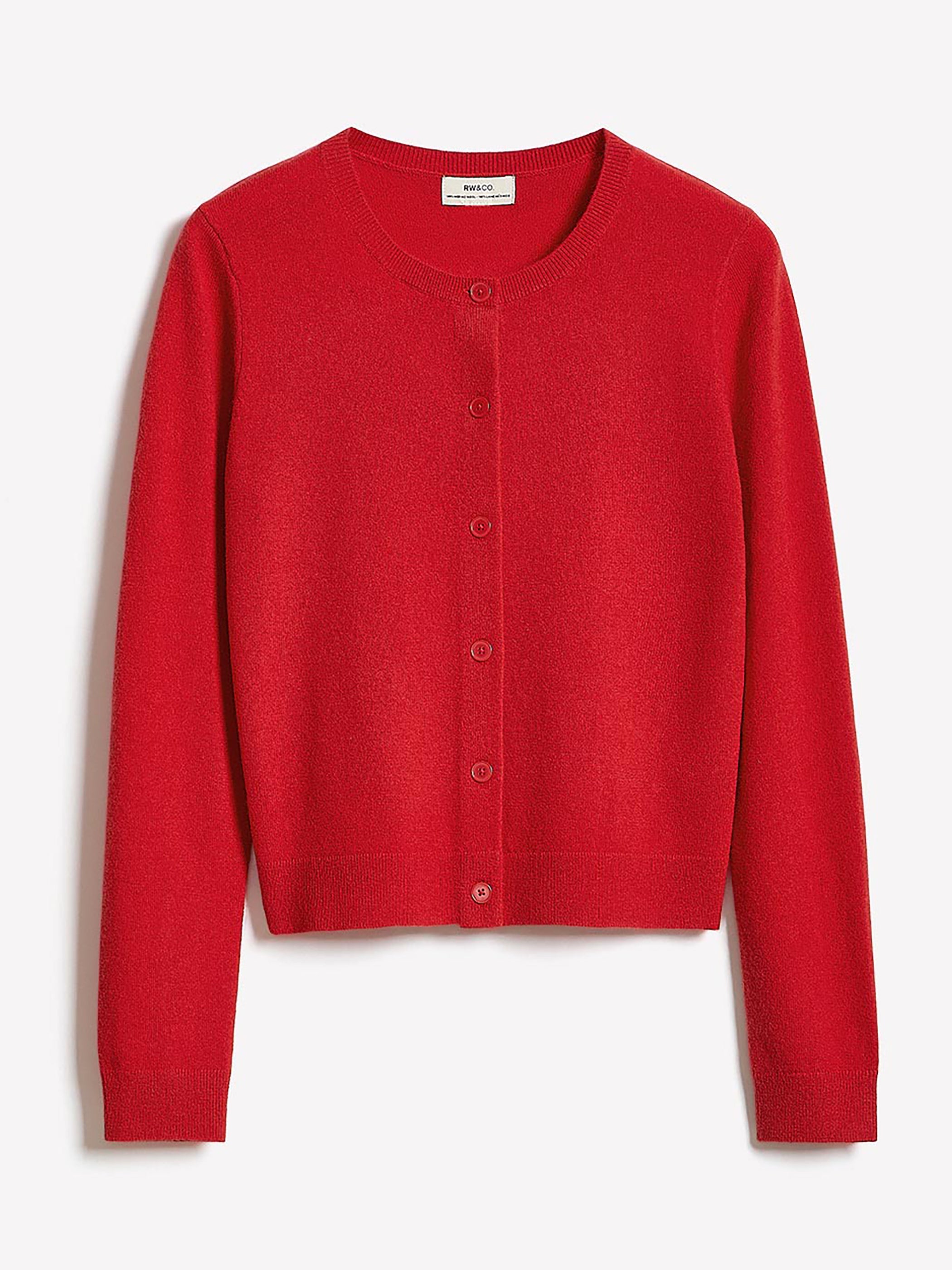 Merino Wool Button-Down Cardigan rw&co Special Offer