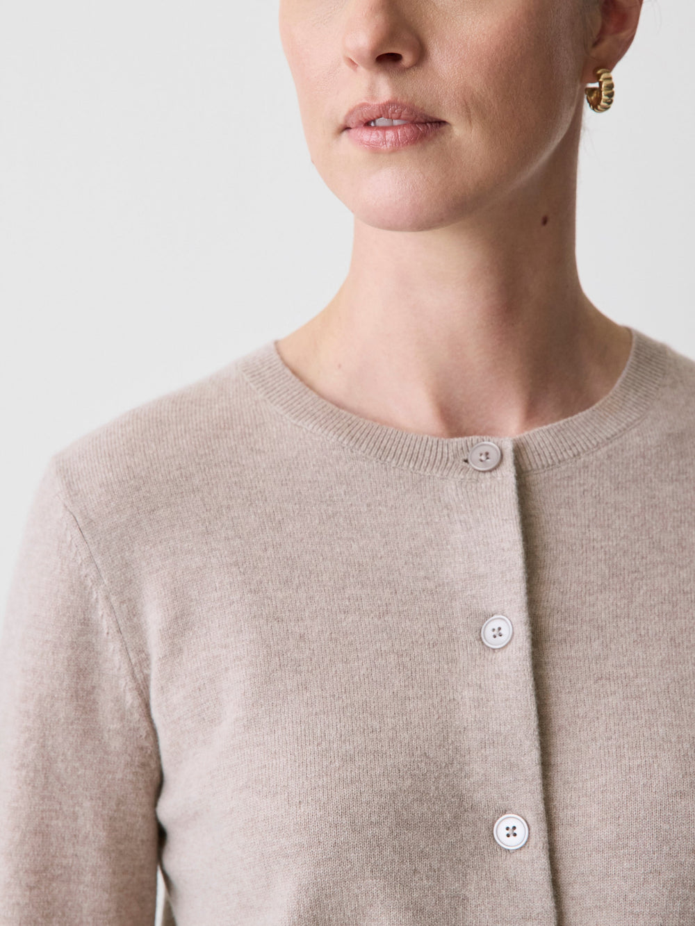 Merino Wool Button-Down Cardigan rw&co Special Offer