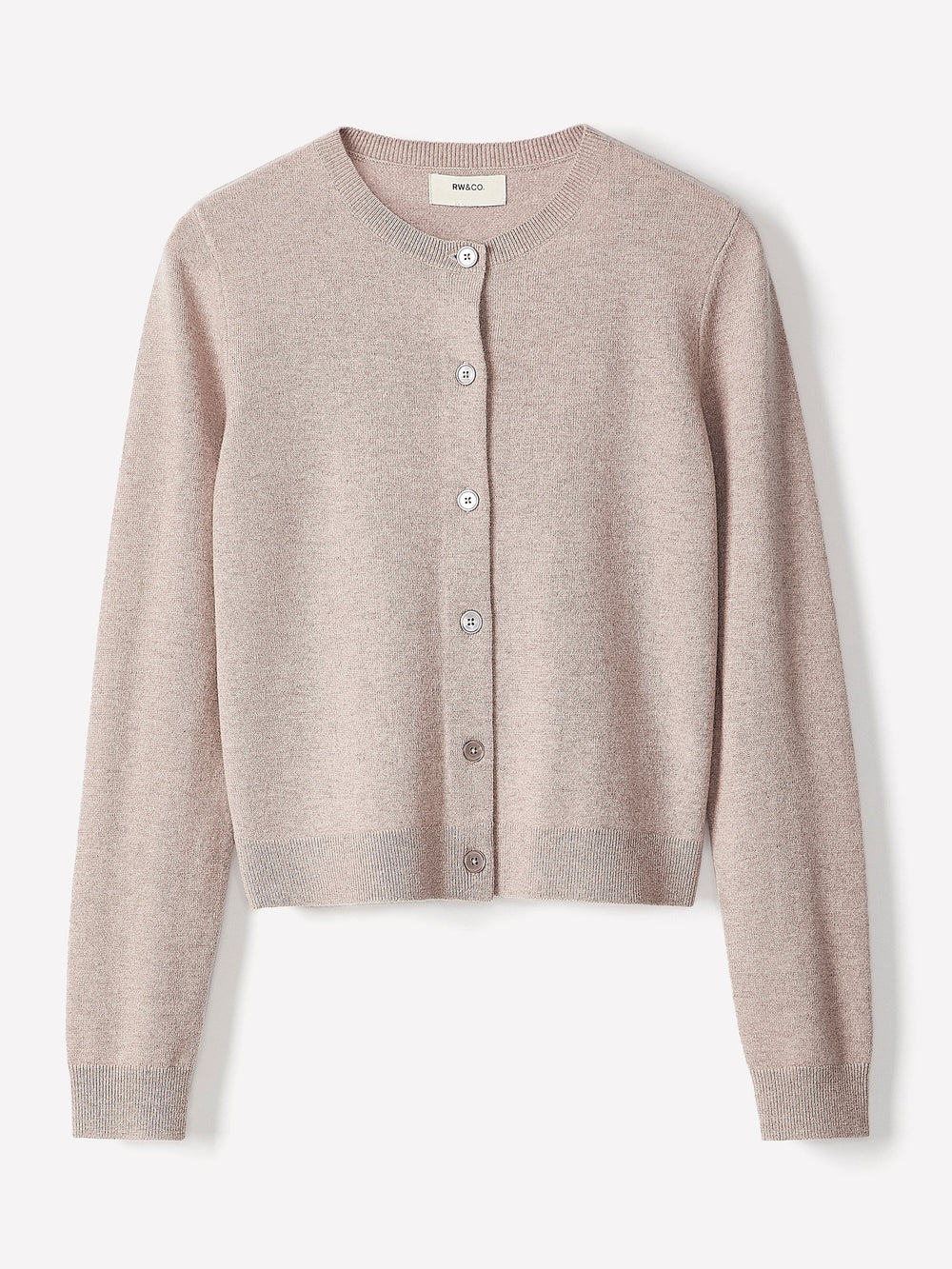 Merino Wool Button-Down Cardigan rw&co Special Offer