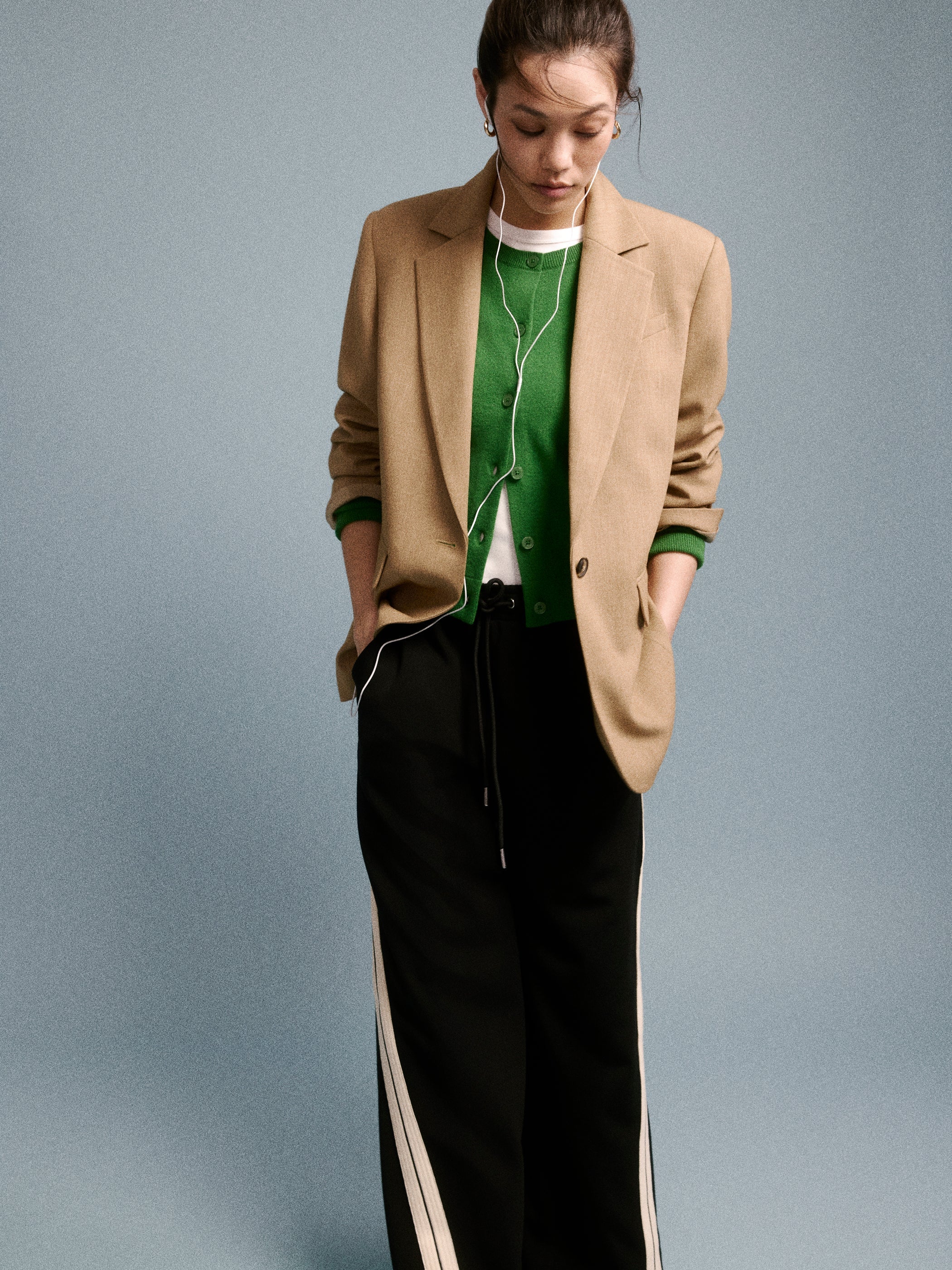 Merino Wool Button-Down Cardigan rw&co Special Offer