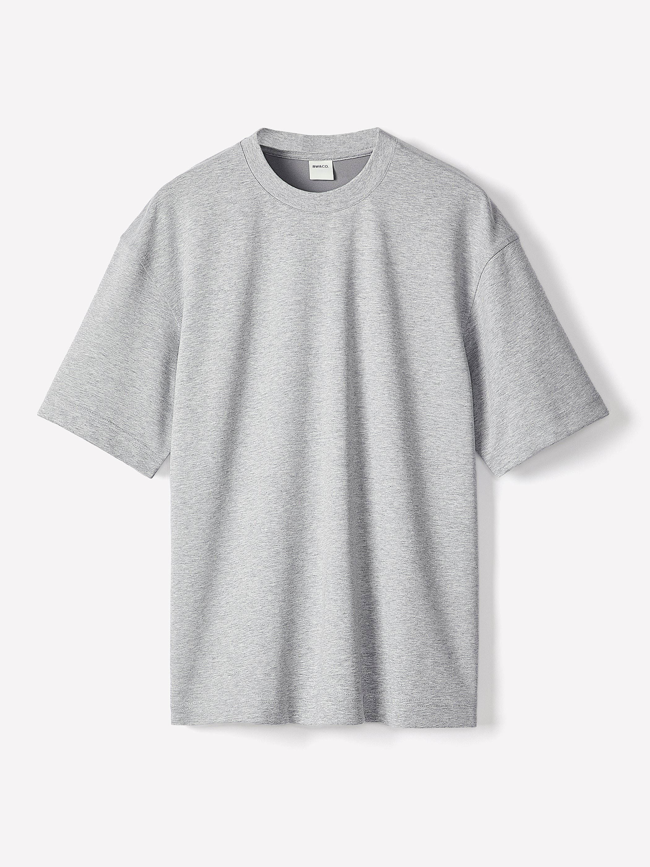 Oversized Short-Sleeve Crew-Neck Tee rw&co Great Value Deal