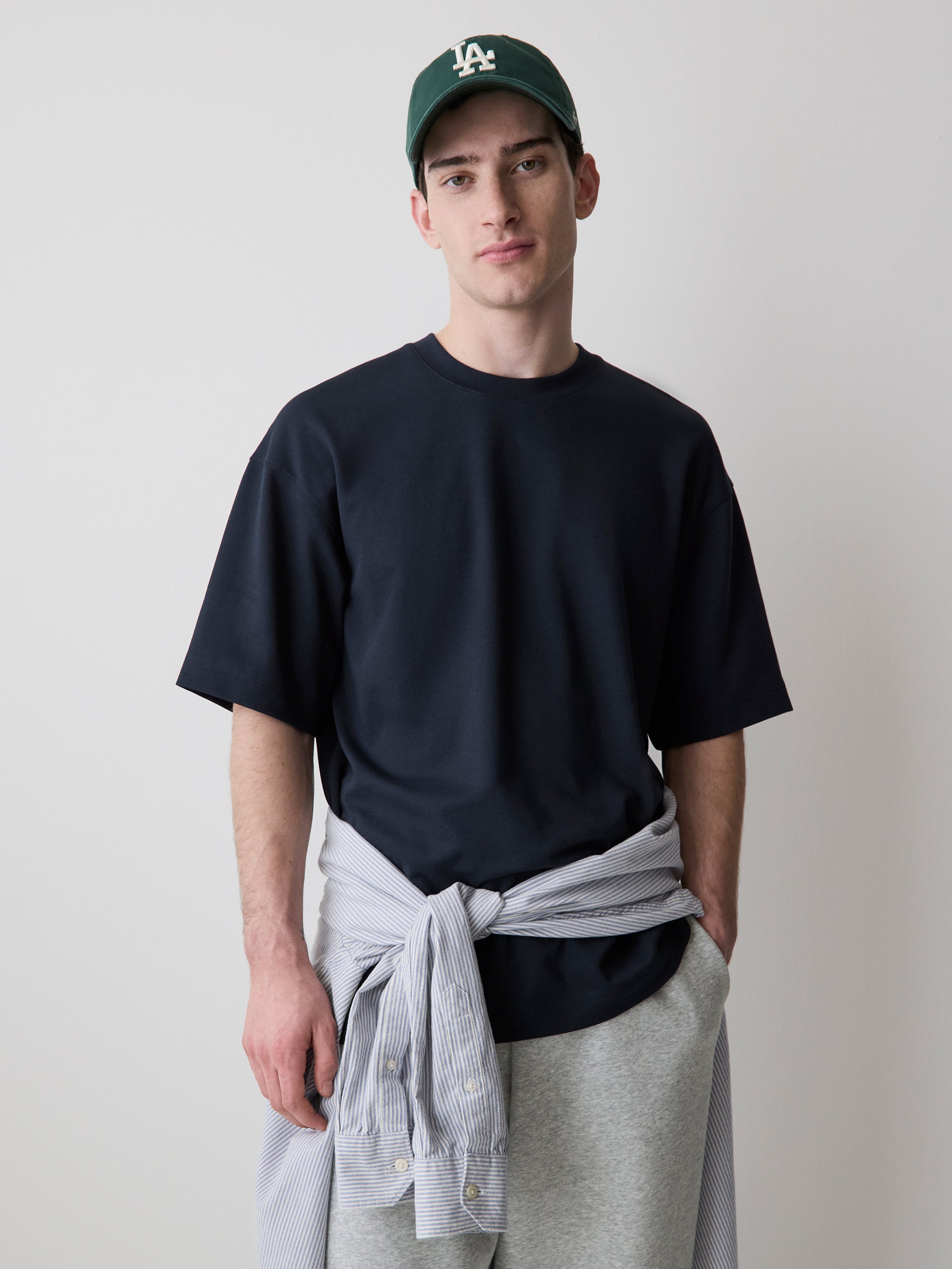 Oversized Short-Sleeve Crew-Neck Tee rw&co Great Value Deal
