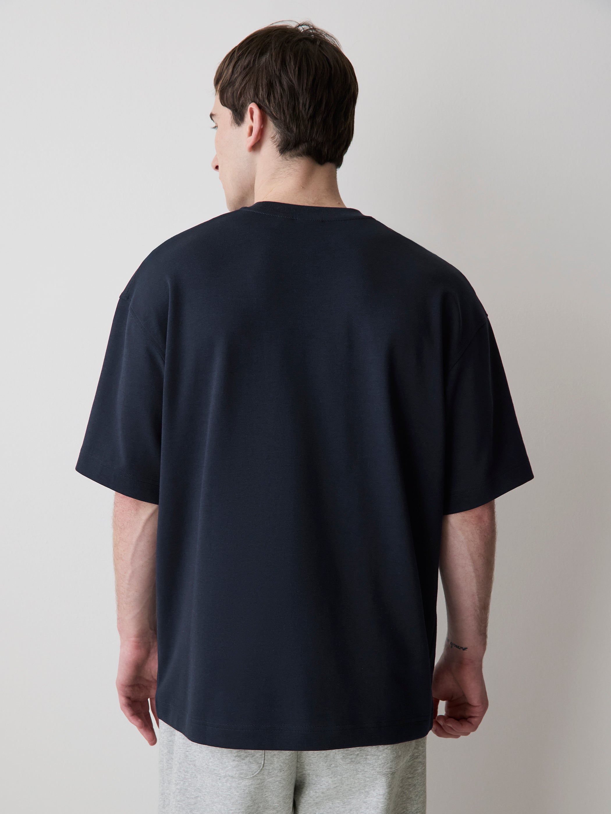Oversized Short-Sleeve Crew-Neck Tee rw&co Great Value Deal