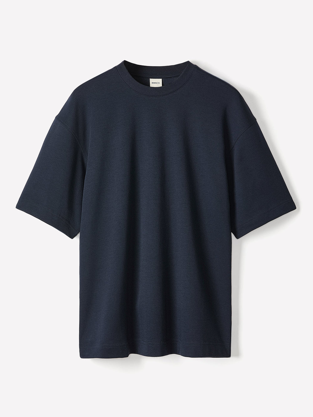Oversized Short-Sleeve Crew-Neck Tee rw&co Great Value Deal