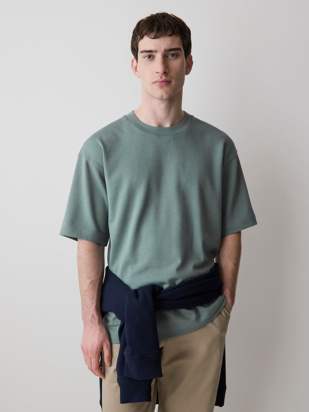 Oversized Short-Sleeve Crew-Neck Tee rw&co Great Value Deal