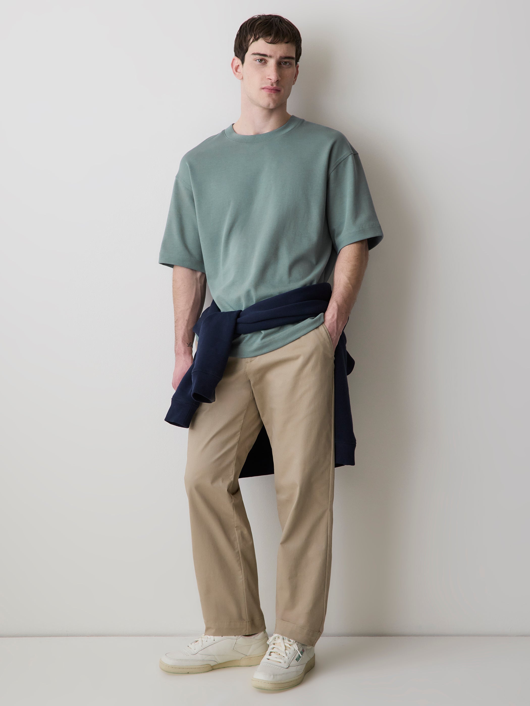 Oversized Short-Sleeve Crew-Neck Tee rw&co Great Value Deal