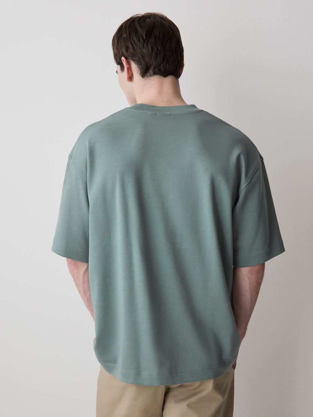 Oversized Short-Sleeve Crew-Neck Tee rw&co Great Value Deal