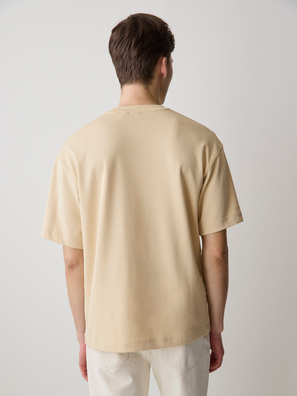 Oversized Short-Sleeve Crew-Neck Tee rw&co Great Value Deal