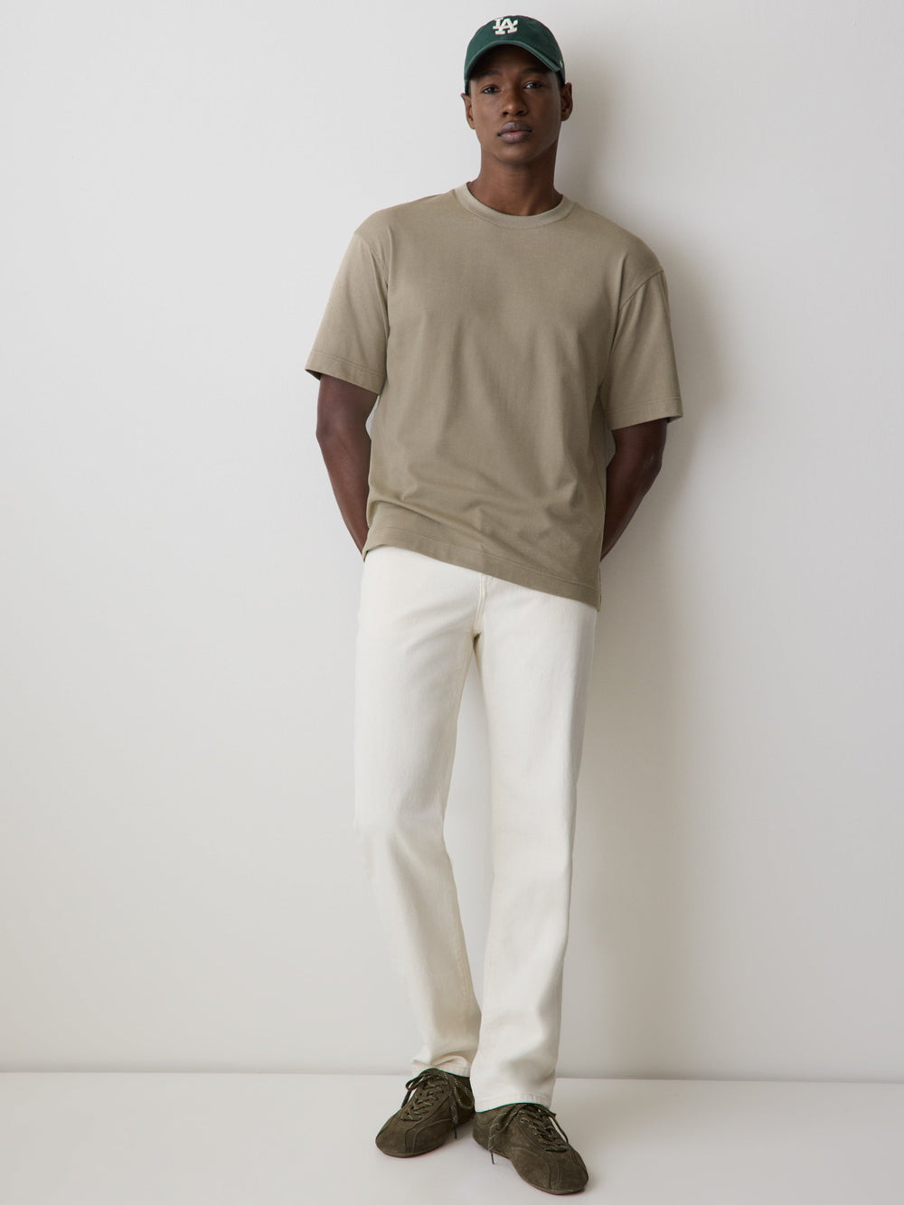 Oversized Short-Sleeve Crew-Neck Tee rw&co Great Value Deal