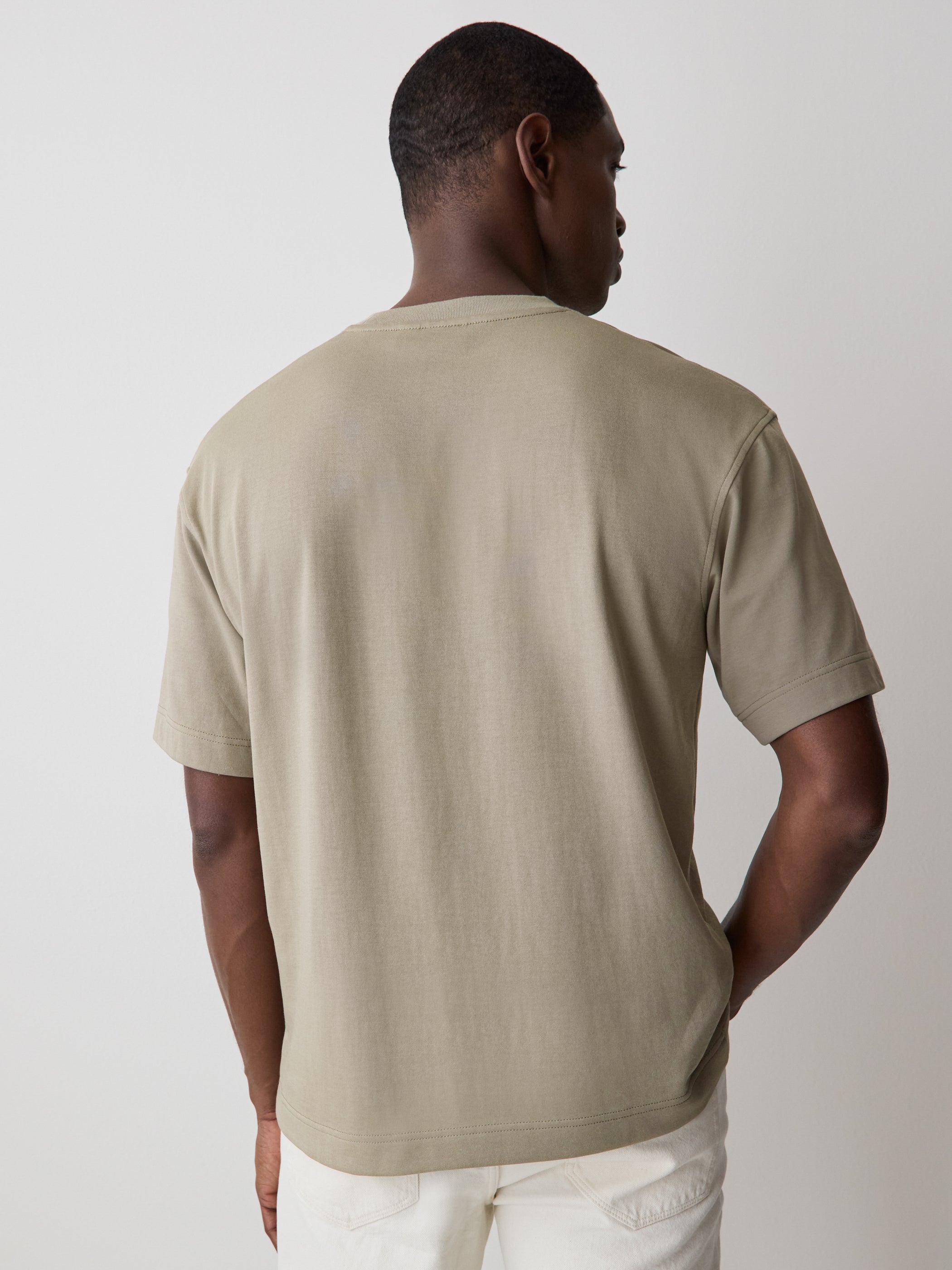 Oversized Short-Sleeve Crew-Neck Tee rw&co Great Value Deal