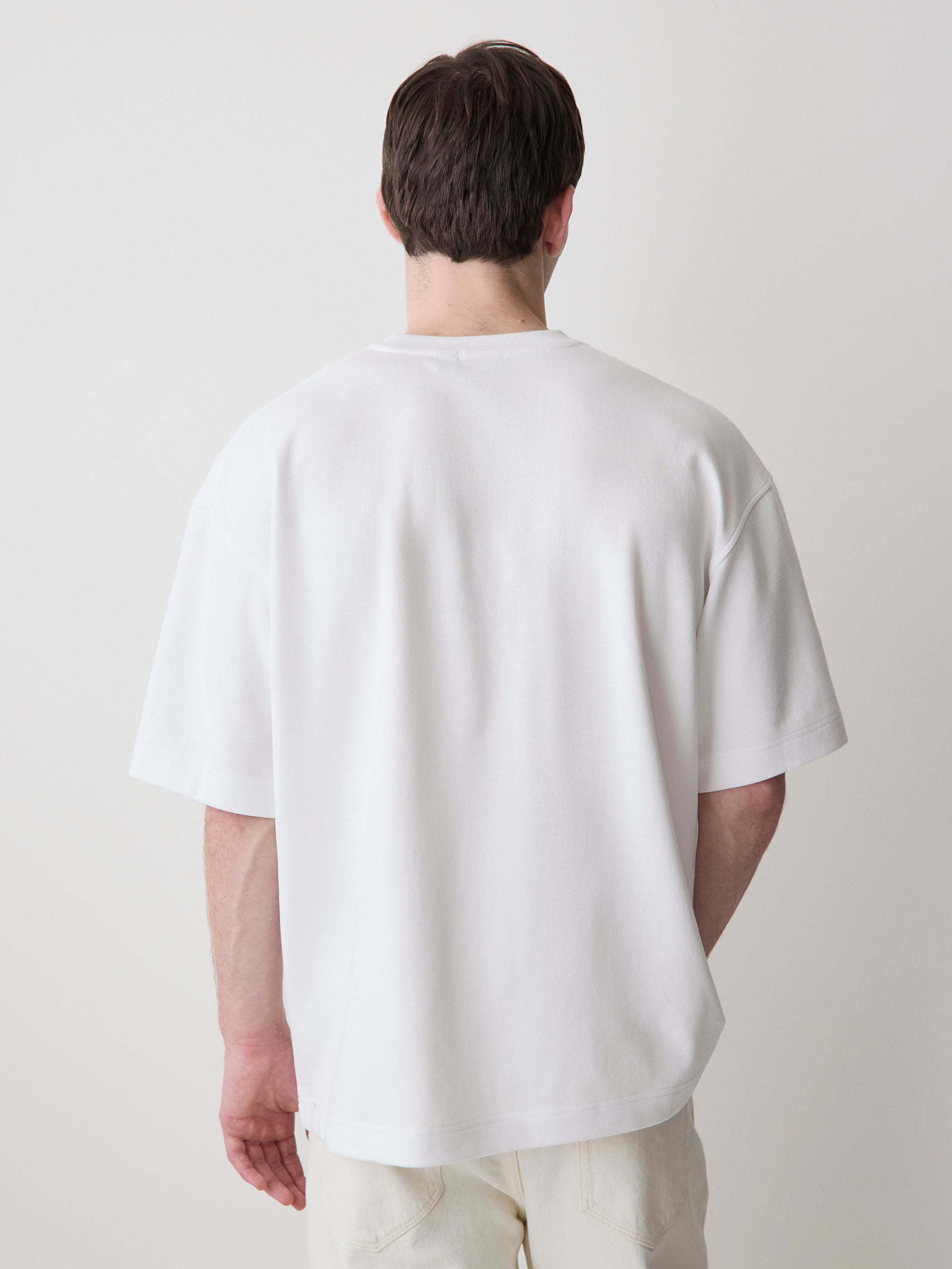Oversized Short-Sleeve Crew-Neck Tee rw&co Great Value Deal