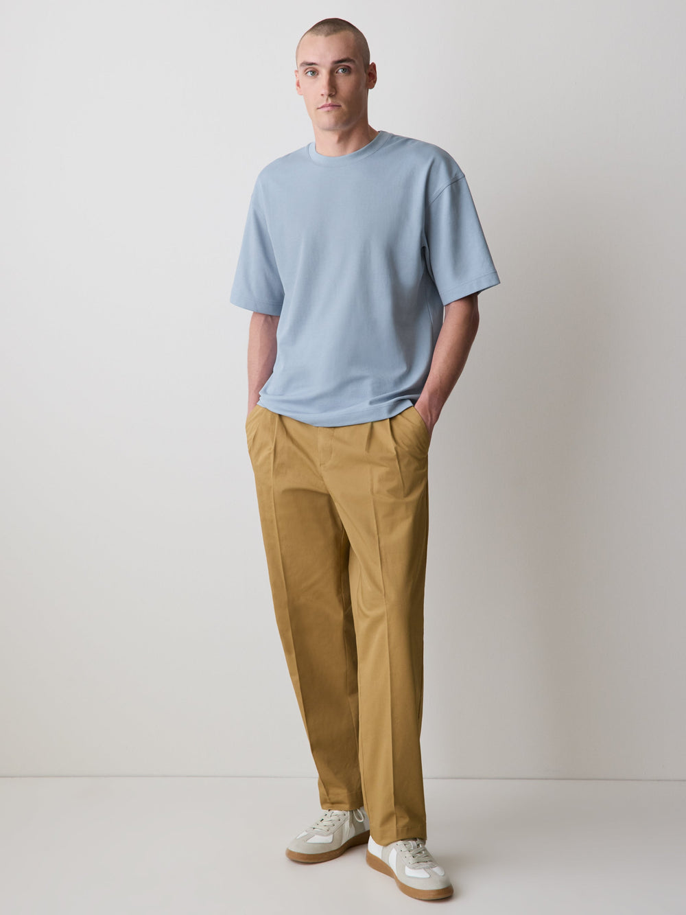 Oversized Short-Sleeve Crew-Neck Tee rw&co Great Value Deal