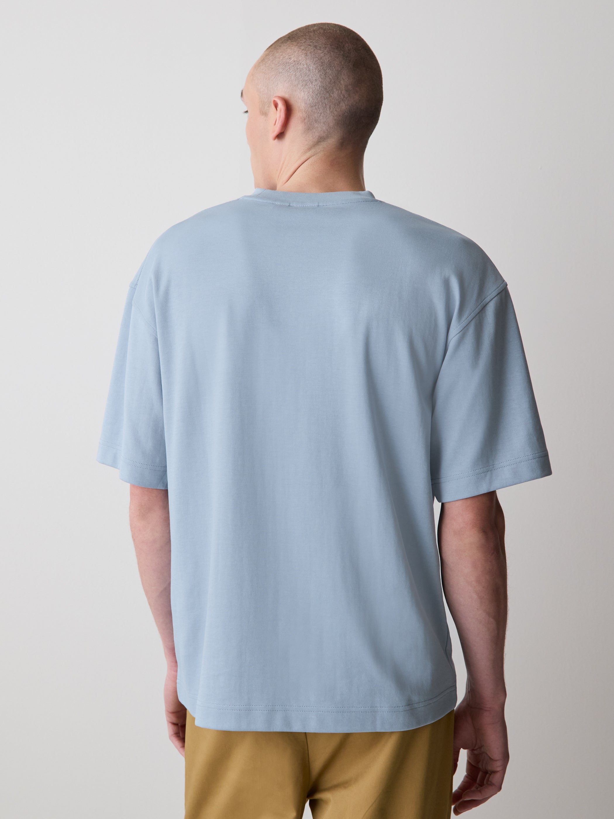 Oversized Short-Sleeve Crew-Neck Tee rw&co Great Value Deal