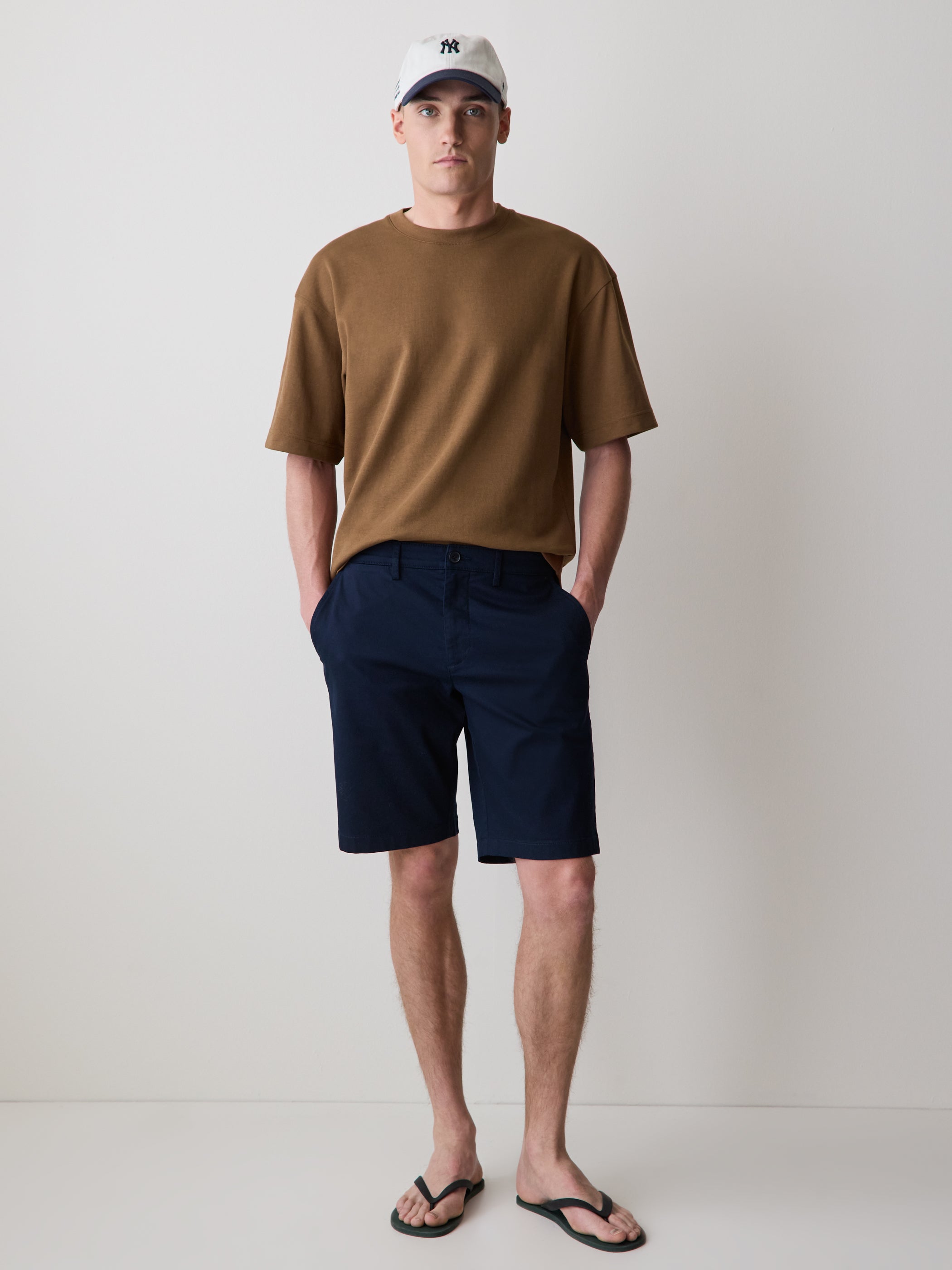Oversized Short-Sleeve Crew-Neck Tee rw&co Great Value Deal