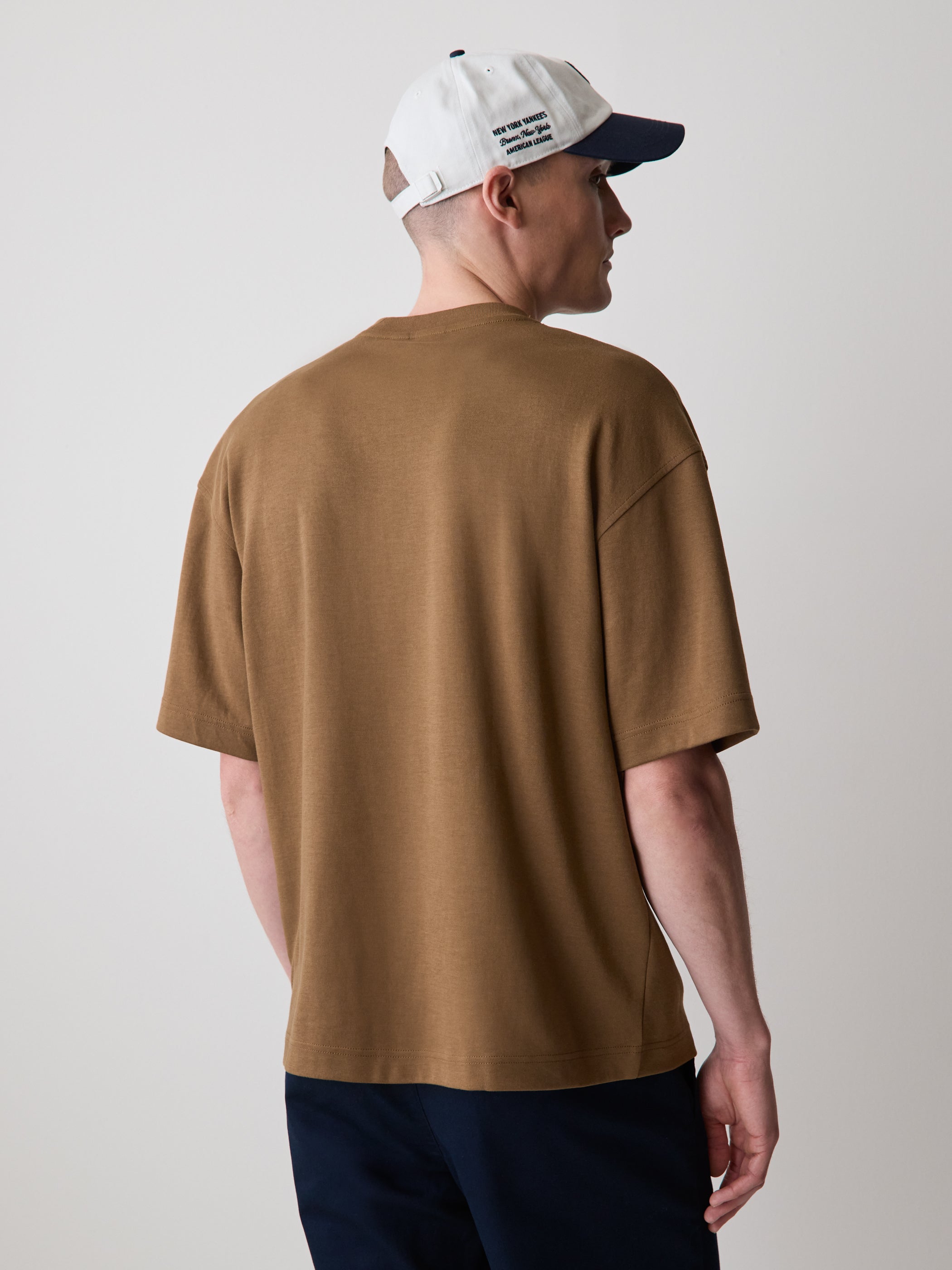 Oversized Short-Sleeve Crew-Neck Tee rw&co Great Value Deal