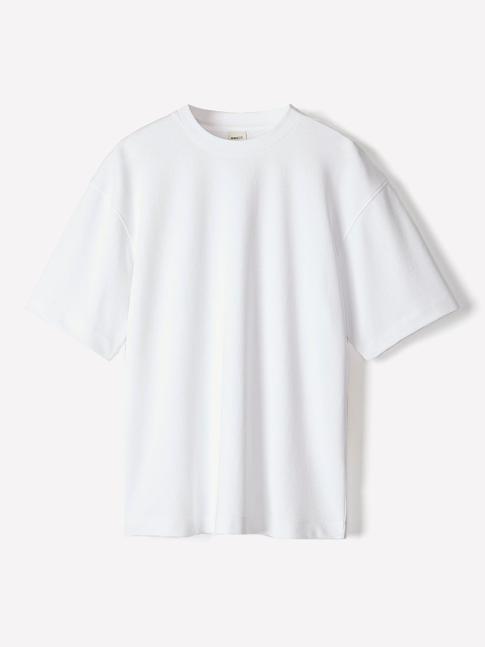 Oversized Short-Sleeve Crew-Neck Tee rw&co Great Value Deal
