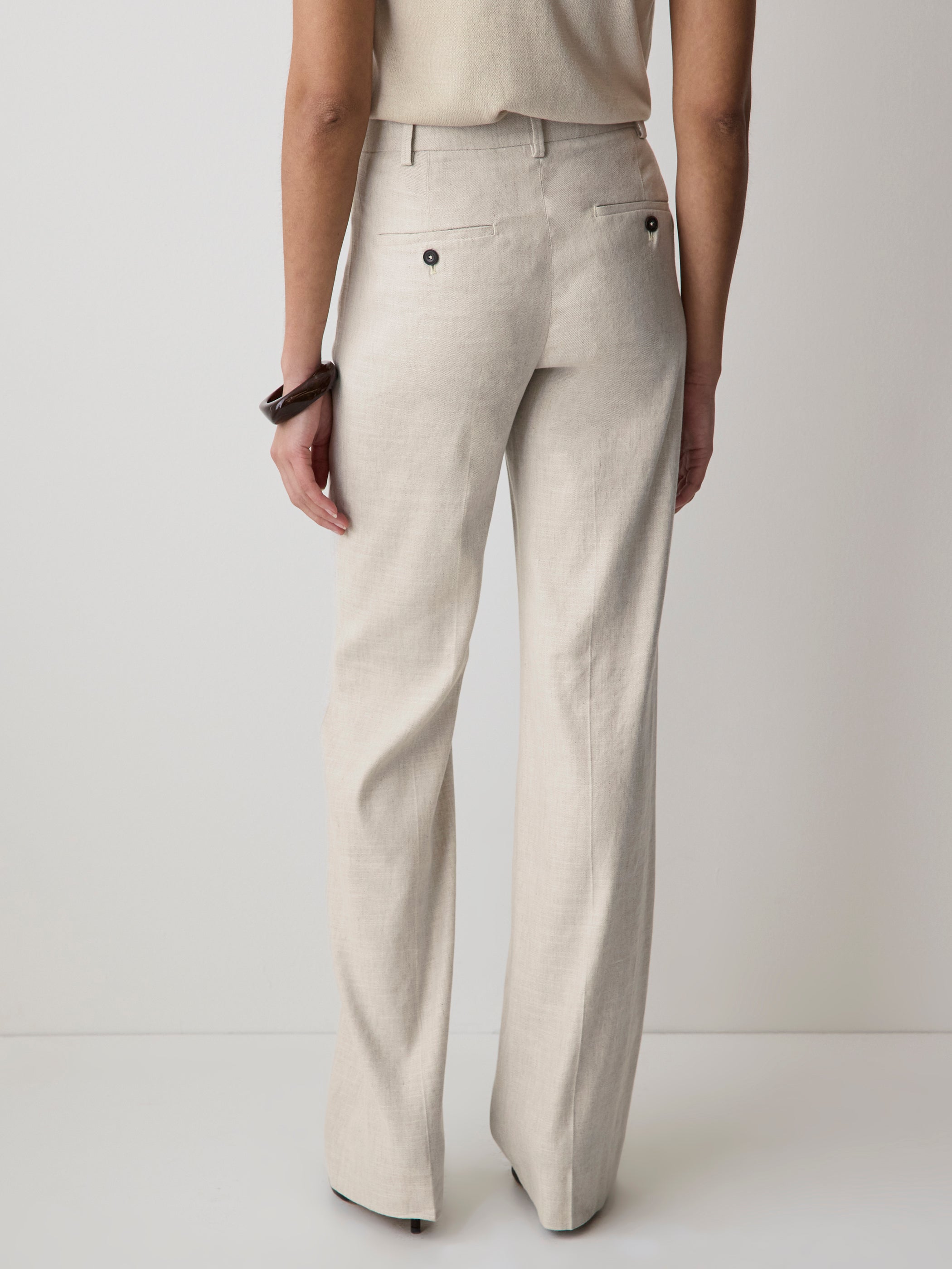 Mid-Rise Wide-Leg Pant rw&co On Sale
