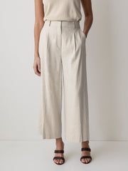 Cropped Wide-Leg High-Rise Pant rw&co Special Offer