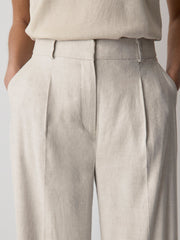 Cropped Wide-Leg High-Rise Pant rw&co Special Offer