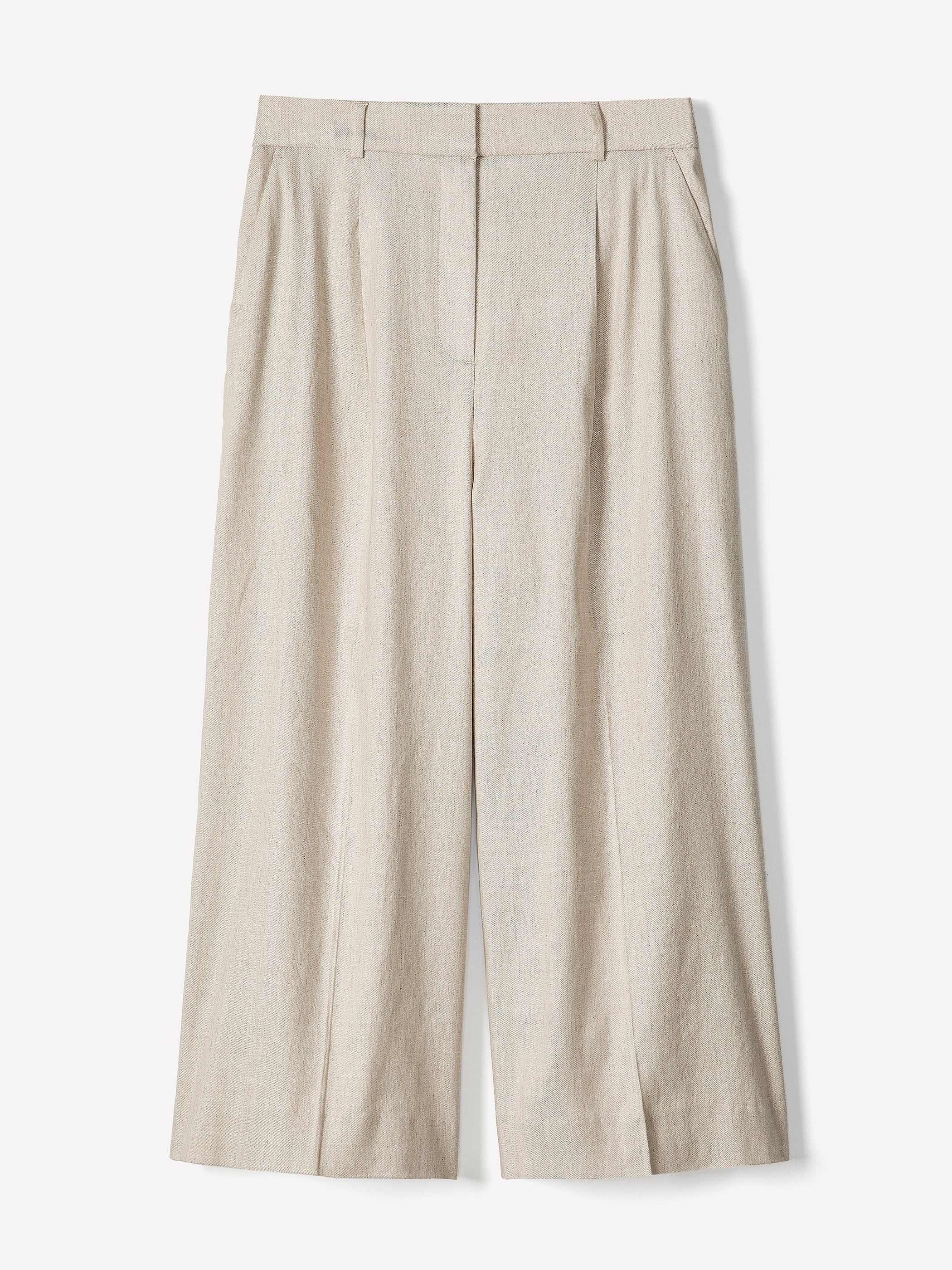 Cropped Wide-Leg High-Rise Pant rw&co Special Offer