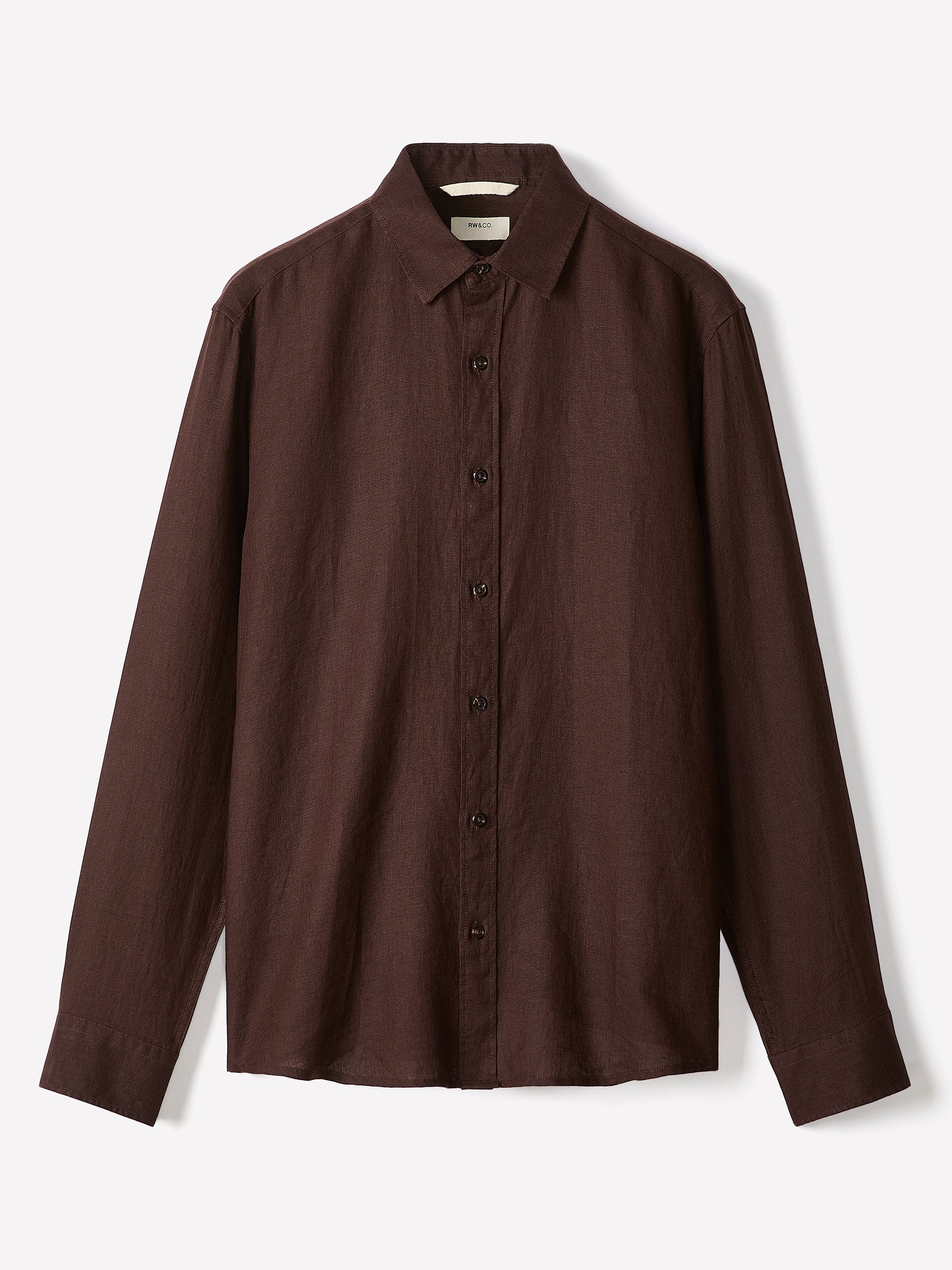 Long-Sleeve Linen Shirt rw&co On Sale