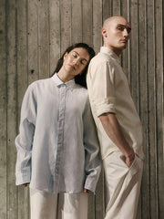 Long-Sleeve Linen Shirt rw&co On Sale