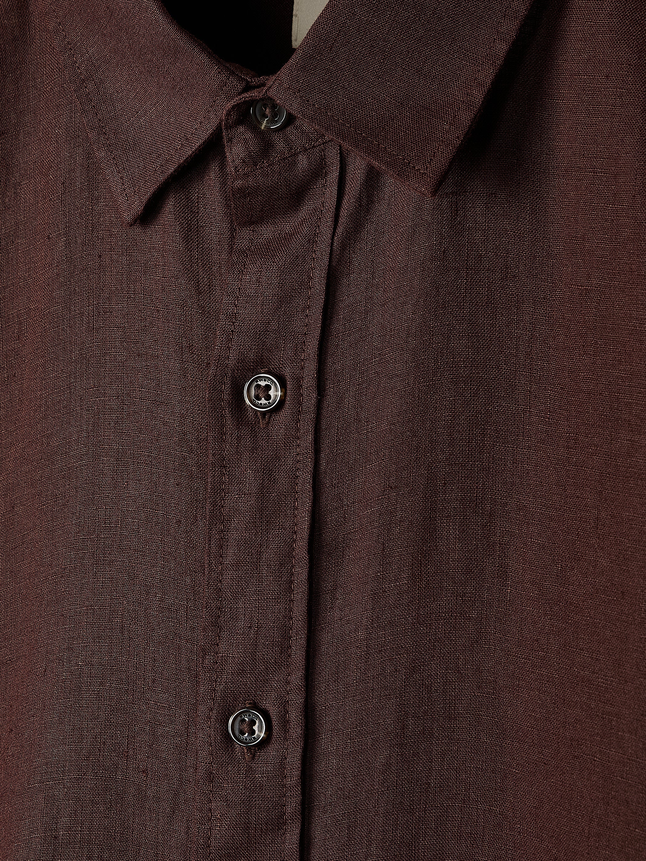 Long-Sleeve Linen Shirt rw&co On Sale