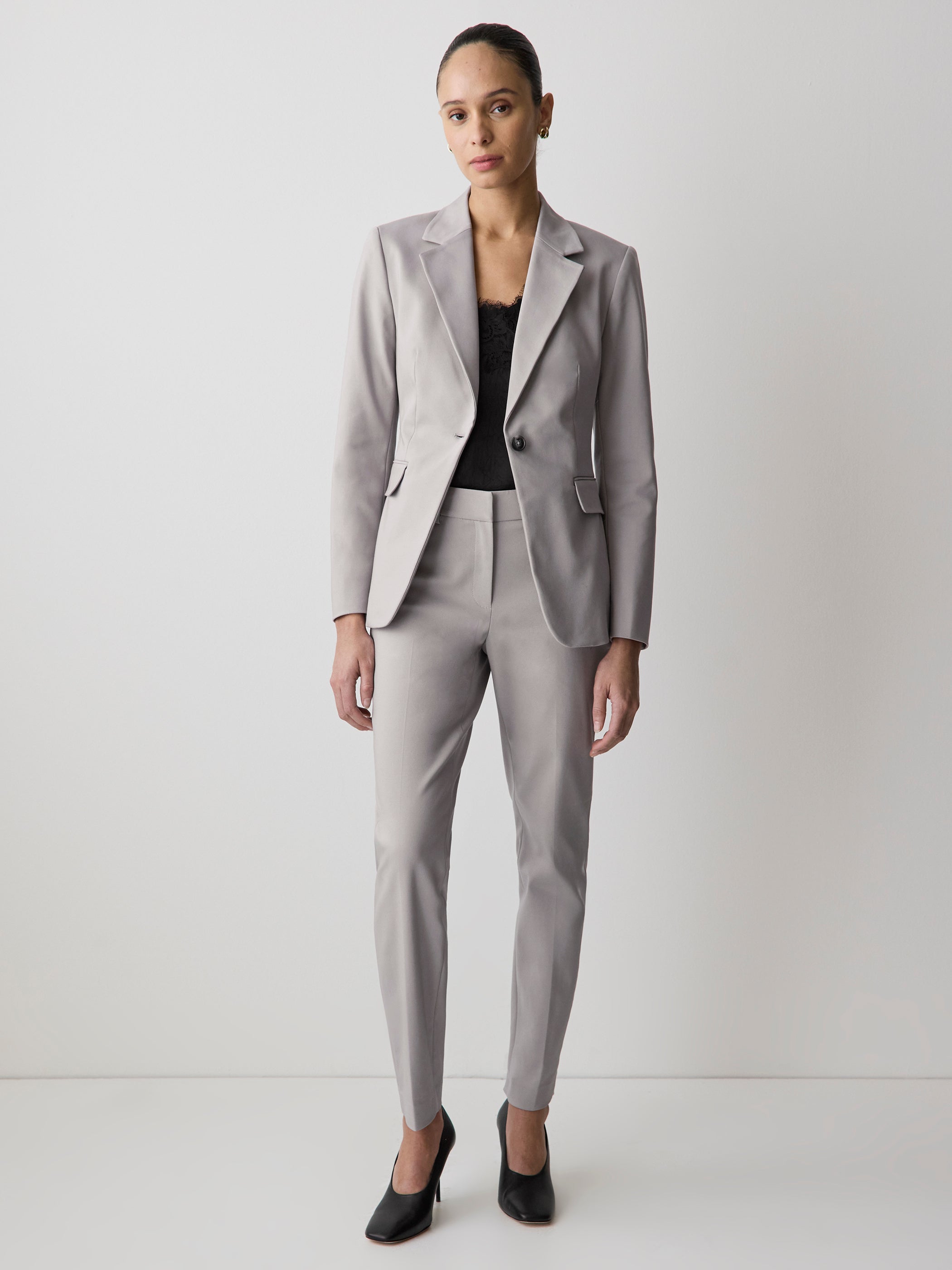 Limitless One-Button Fitted Blazer rw&co On Sale