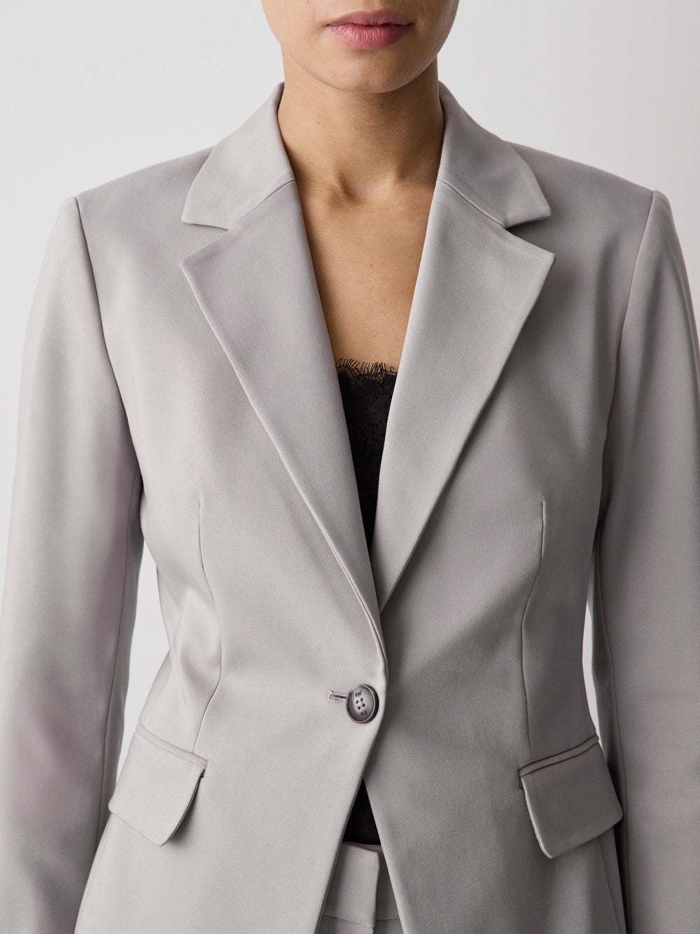 Limitless One-Button Fitted Blazer rw&co On Sale