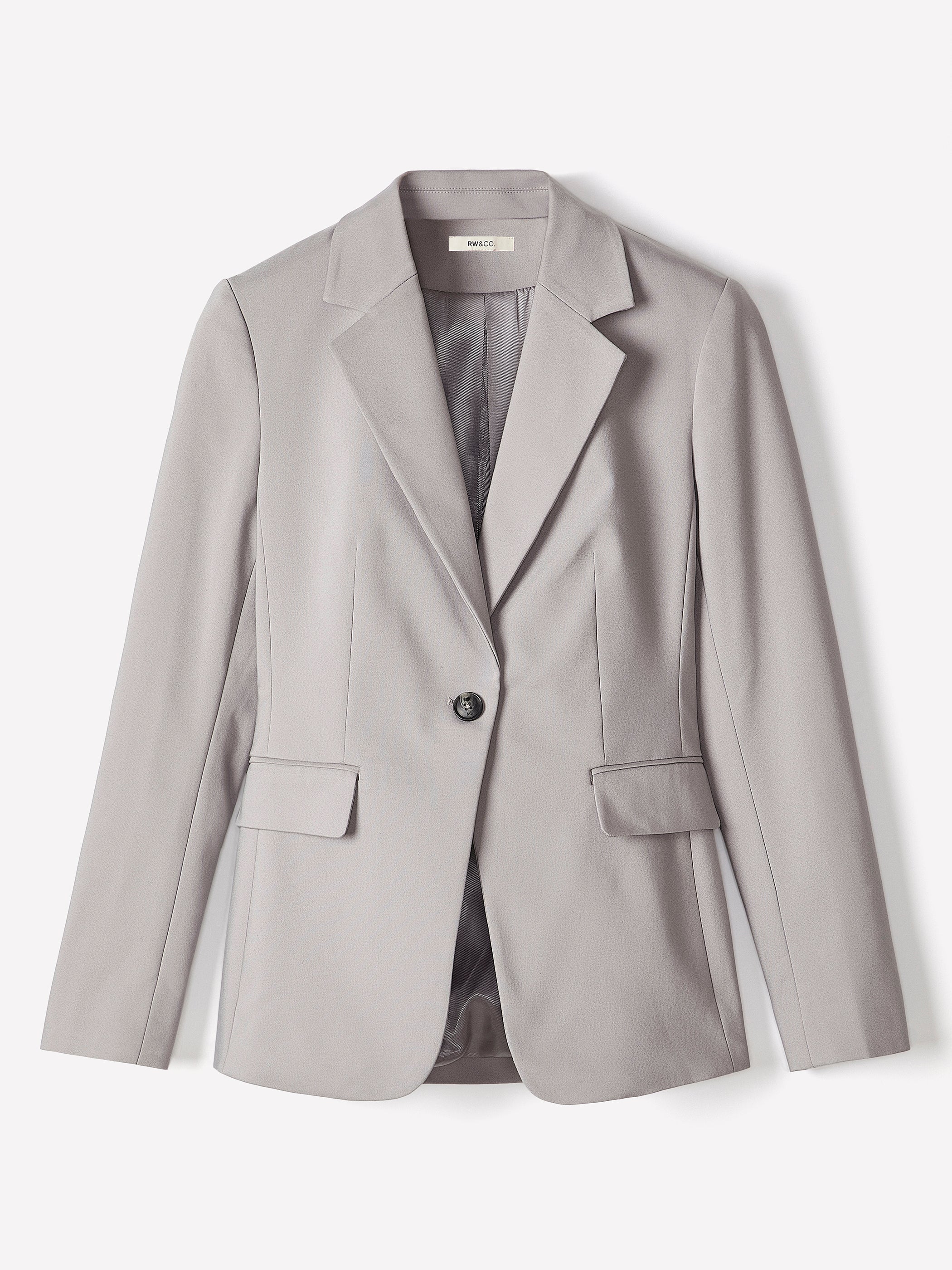 Limitless One-Button Fitted Blazer rw&co On Sale