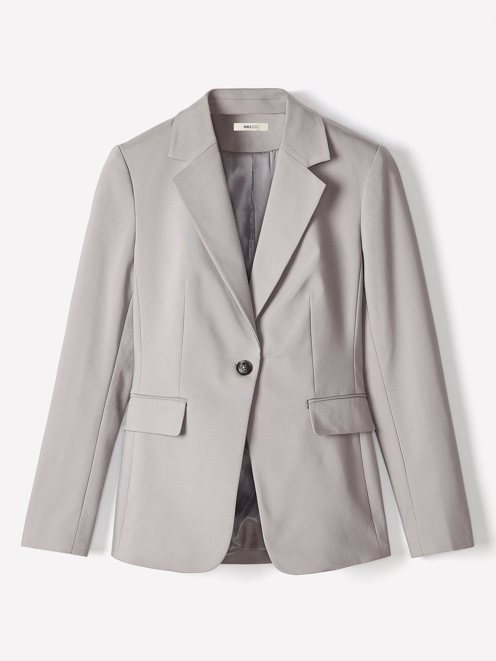 Limitless One-Button Fitted Blazer rw&co On Sale