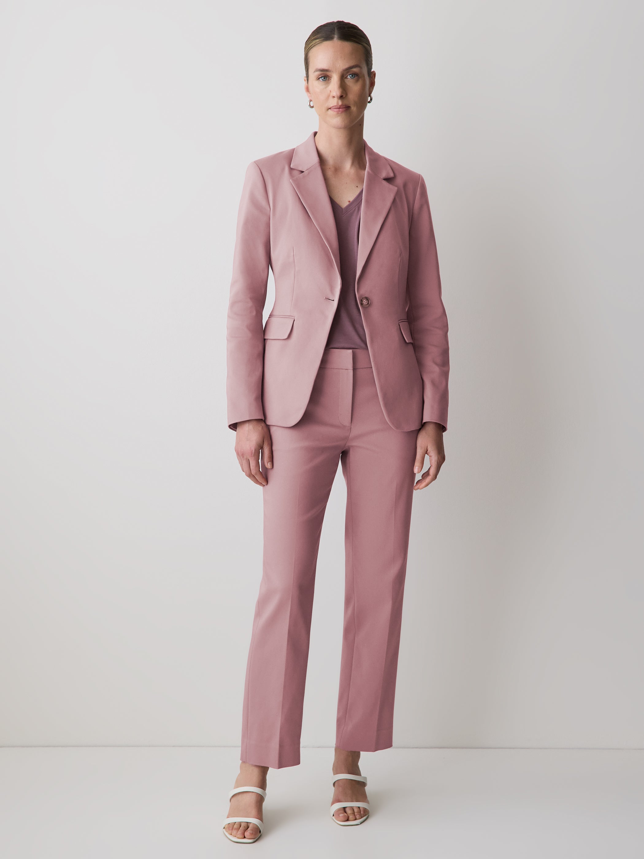Limitless Straight-Leg Mid-Rise Ankle Pant rw&co Exclusive Sale Price