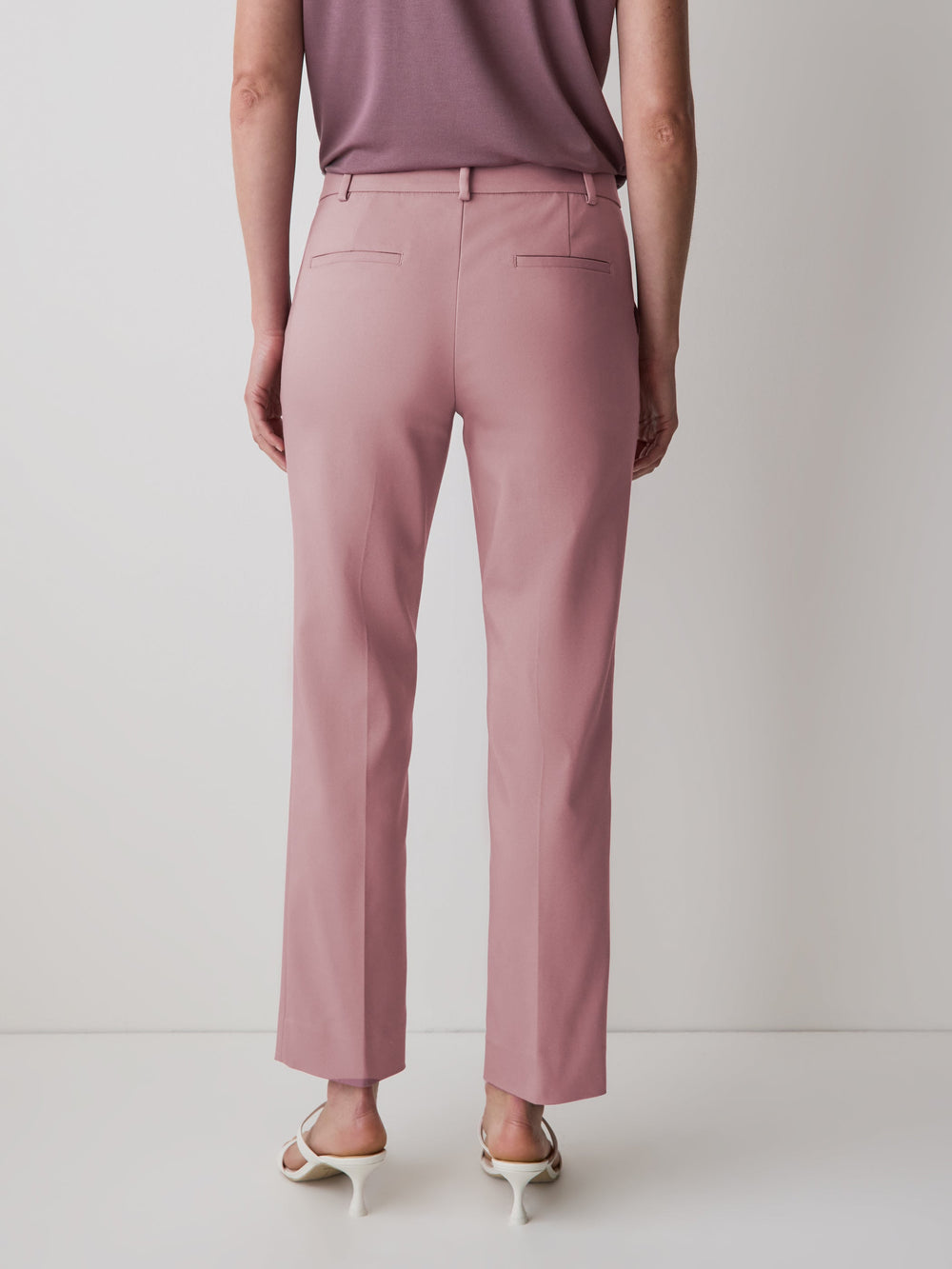 Limitless Straight-Leg Mid-Rise Ankle Pant rw&co Exclusive Sale Price