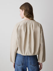 Short Twill Jacket with Cinched Waist rw&co Exclusive Sale Price