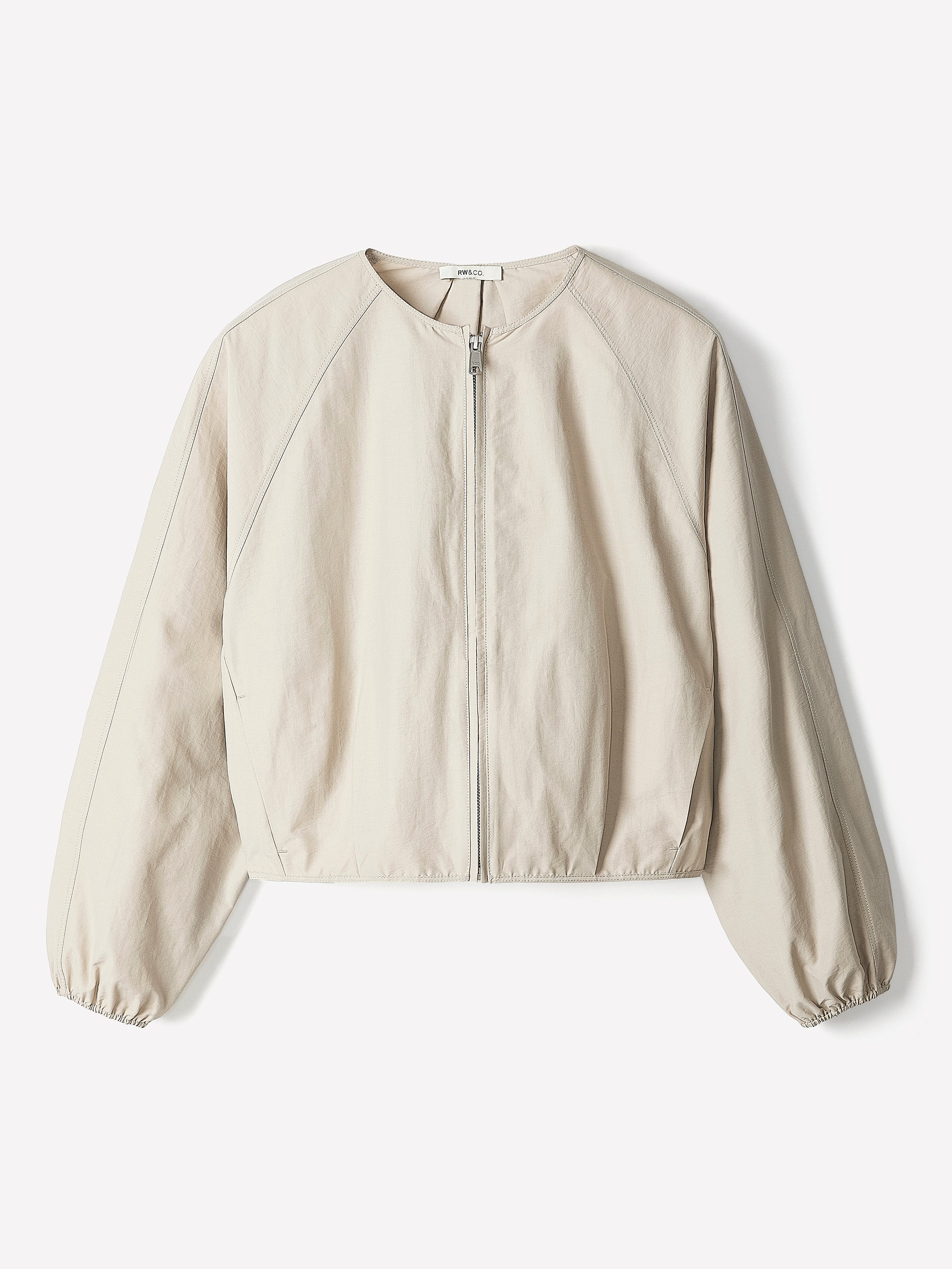 Short Twill Jacket with Cinched Waist rw&co Exclusive Sale Price