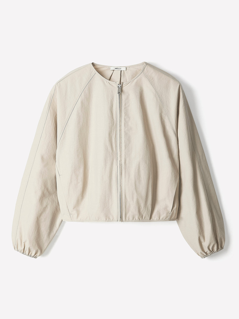 Short Twill Jacket with Cinched Waist rw&co Exclusive Sale Price