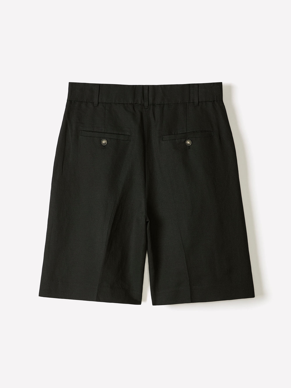 Linen-Blend High-Rise Bermuda Shorts rw&co Special Offer