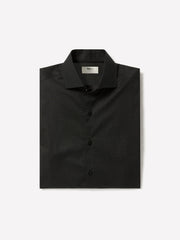 Slim-Fit Sateen Dress Shirt with Geo Pattern rw&co Special Promo Price