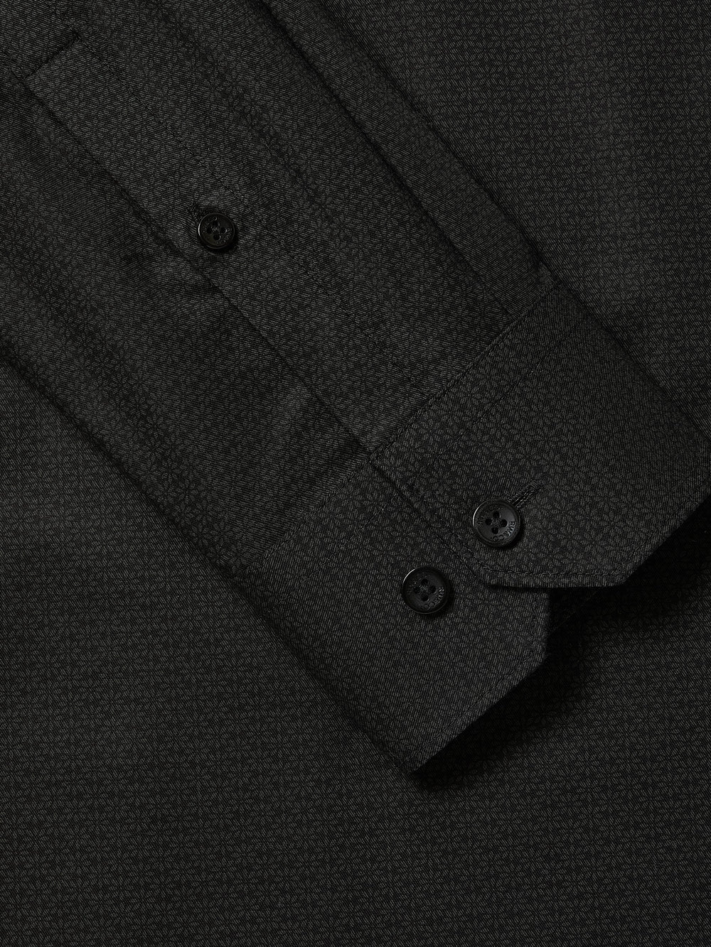 Slim-Fit Sateen Dress Shirt with Geo Pattern rw&co Special Promo Price
