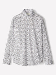 Tailored-Fit Dress Shirt with Floral Pattern rw&co Special Offer