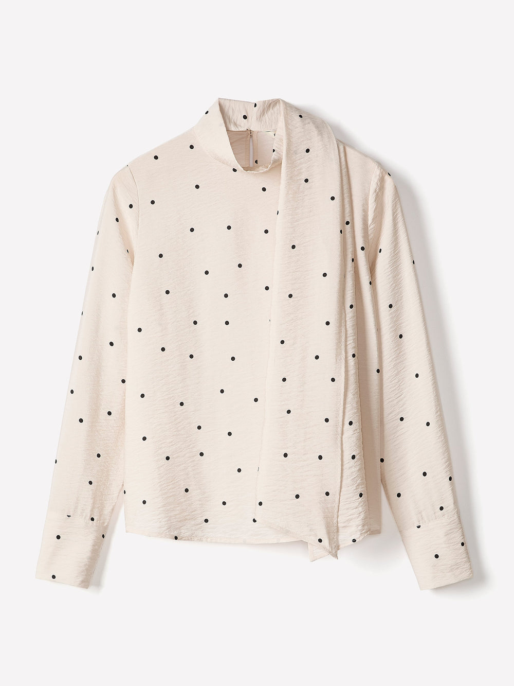 Long-Sleeve Popover Blouse with Scarf Neckline rw&co Exclusive Sale Price