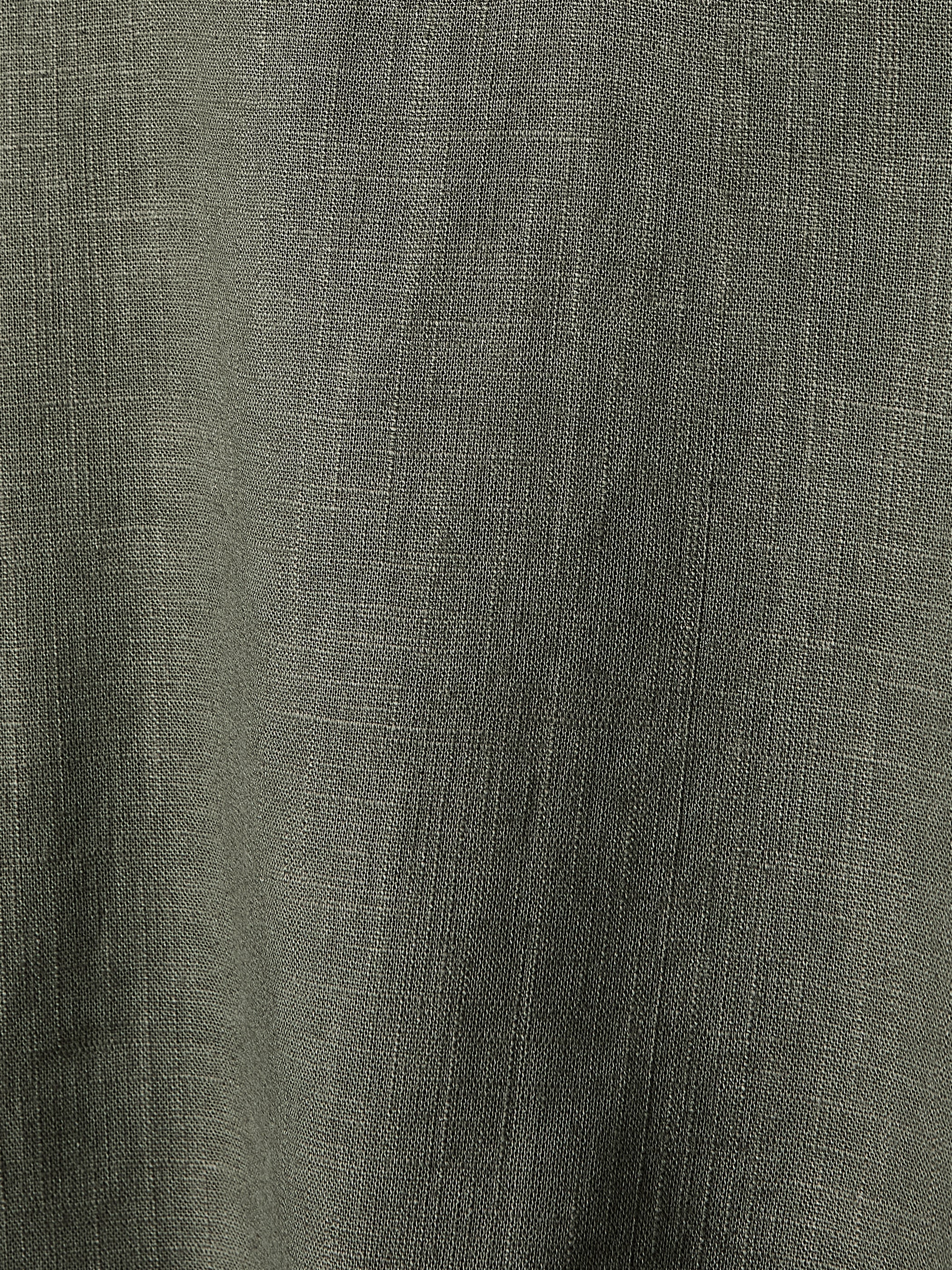 Linen Mid-Rise Wide-Leg Pant rw&co Great Value Deal