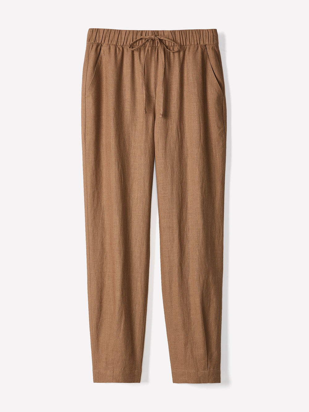 Linen Mid-Rise Tapered-Leg Jogger Pant rw&co Special Promo Price