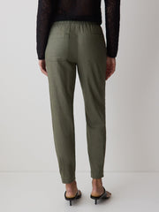 Linen Mid-Rise Tapered-Leg Jogger Pant rw&co Special Promo Price